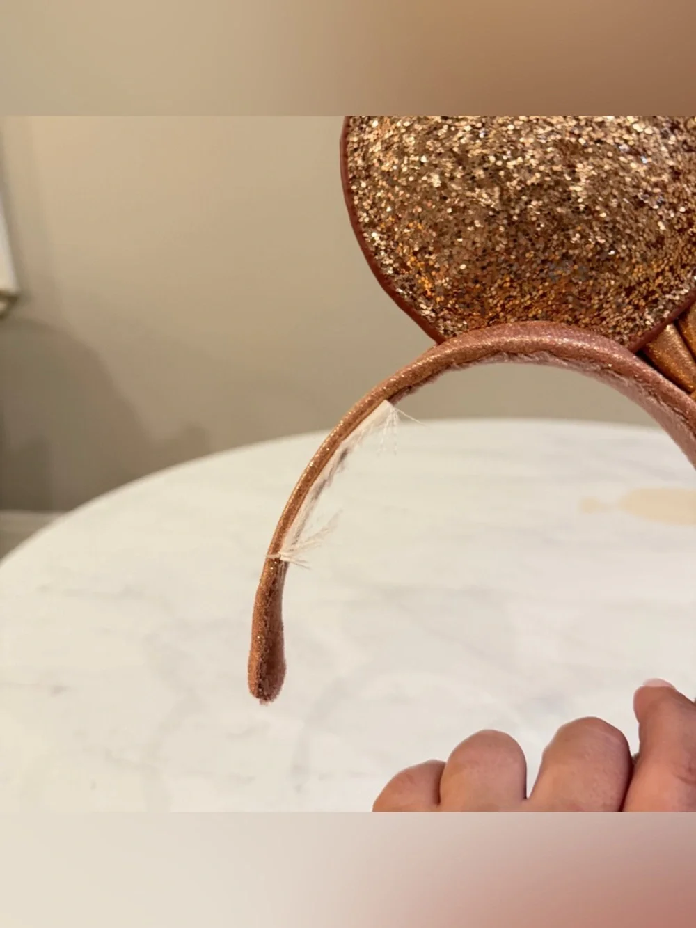 NEW Disney Minnie Ears Headband - Briar Rose Gold